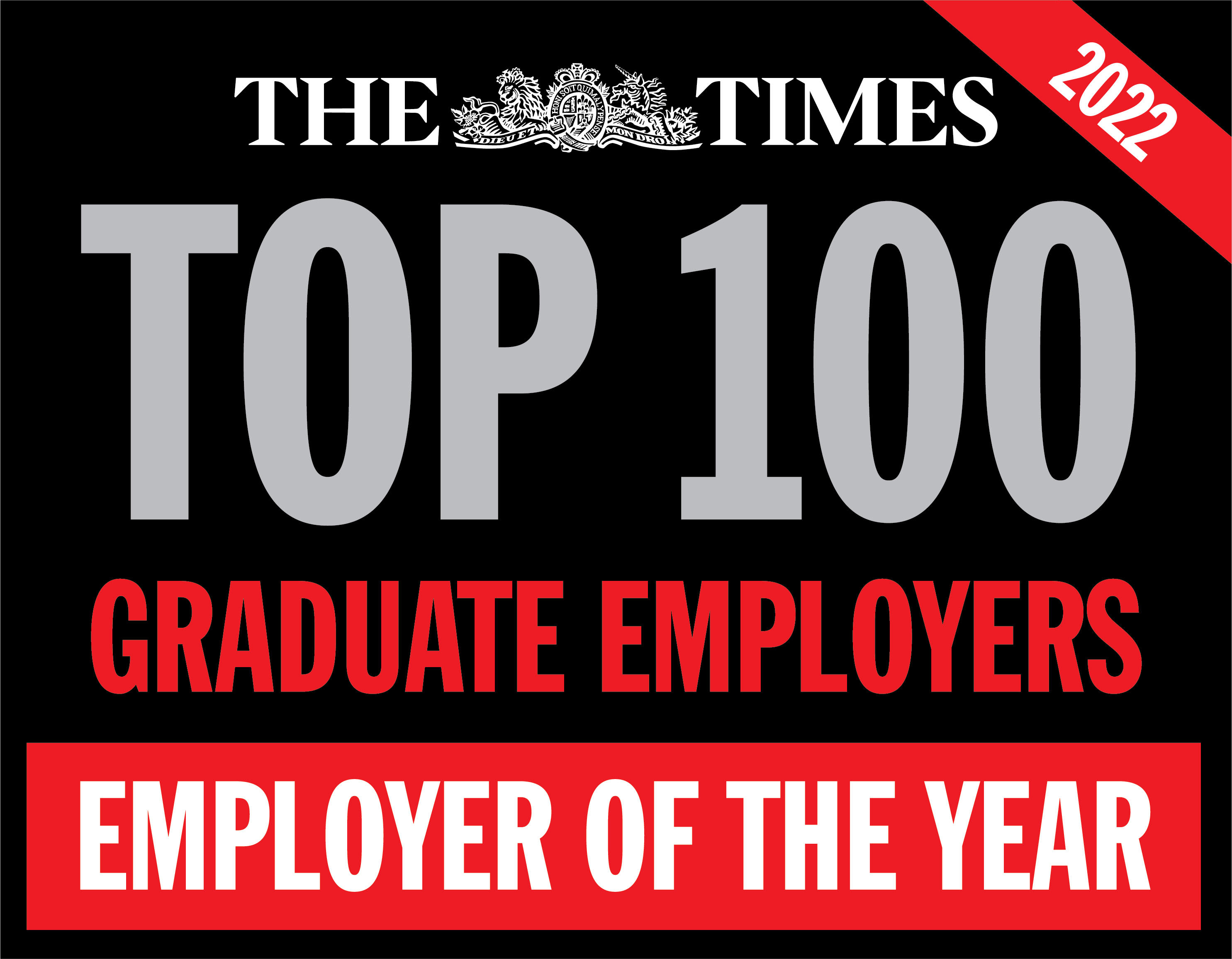 Top 100 Employer of the year logo